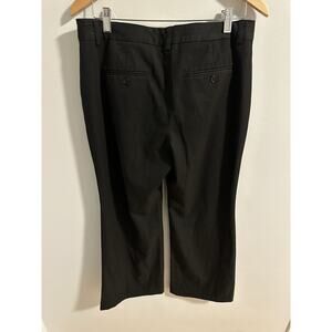 Express Editor Design Studio Pants Womens Sz 10 Black Striped Flared Career